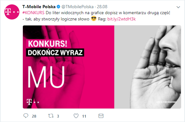 Profil T-Mobile Polska na Twitterze