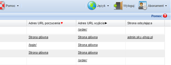 narzędzie do porzuconych koszyków w oprogramowaniu do prowadzenia sklepów Sky-Shop.pl