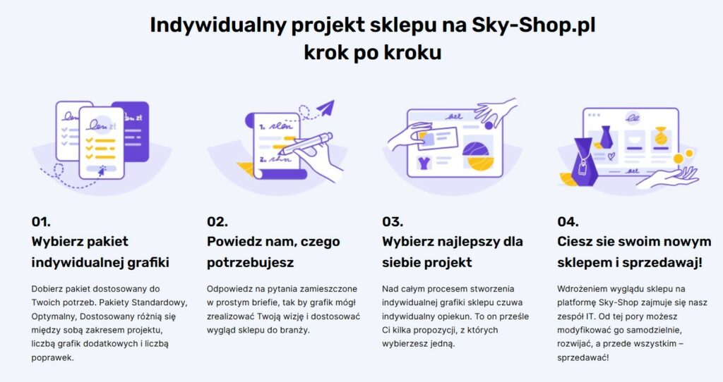 indywidualny projekt graficzny sklepu