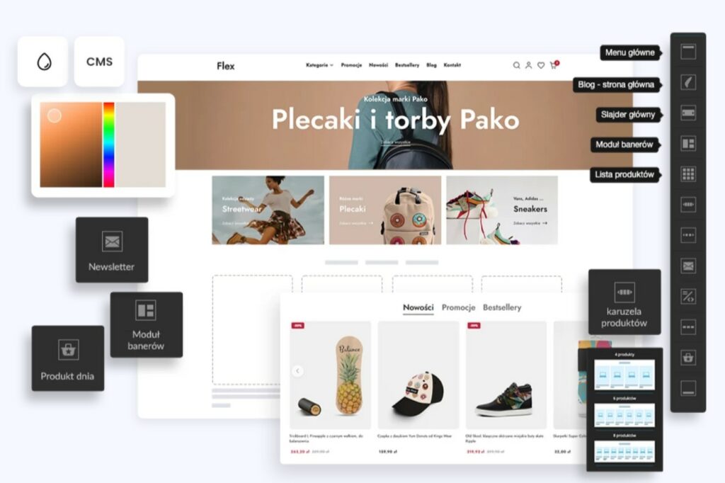 kreator wyglądu sklepu na Sky-Shop